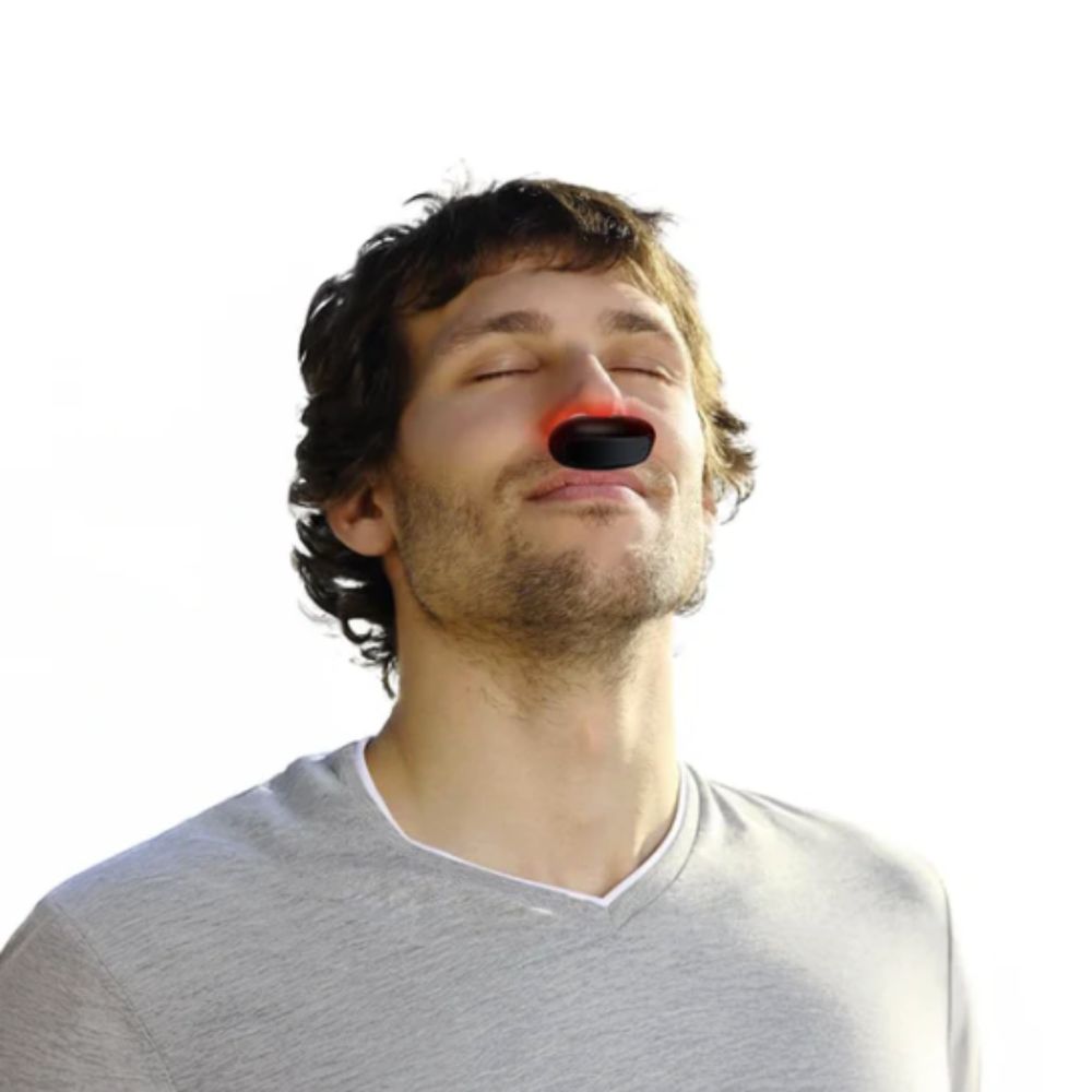 Breathflow Pro - Rödljus terapi som läker bihåleinflammation