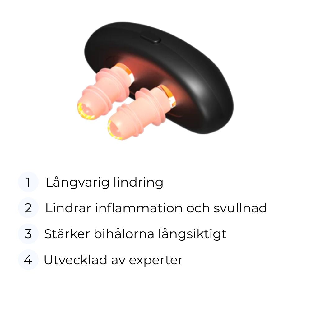 Breathflow Pro - Rödljus terapi som läker bihåleinflammation